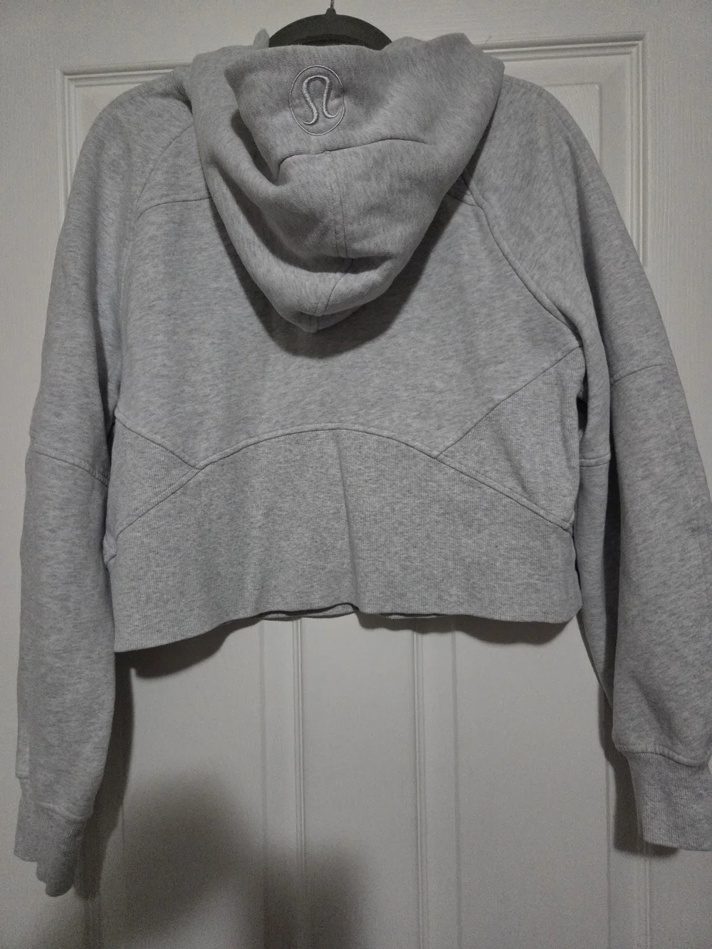 lululemon athletica Light Heather Gray Half-Zip Hoodie M/l